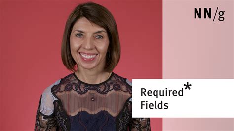 Marking Required Fields in Online Forms (Video).